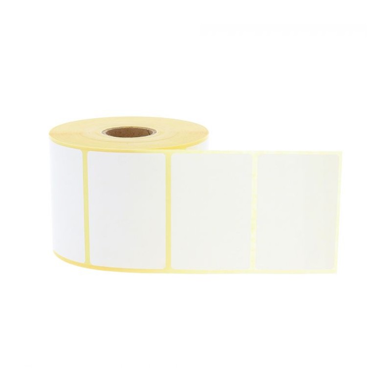 1 000 étiquettes 60 x 40 mm – Papier Velin Blanc Permanent