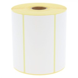 1 000 étiquettes 100 x 50 mm ? Papier Velin Blanc Permanent ? Mandrin Ø25mm