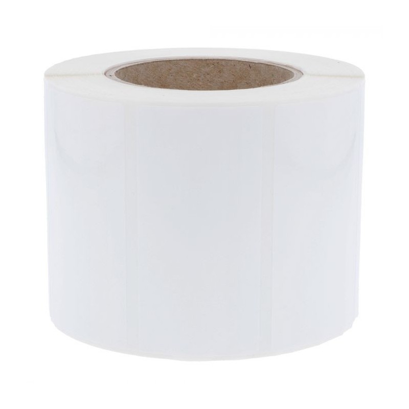 étiquettes 102 x 51 mm - Mandrin Ø76mm - Polyester Blanc compatible 880350-050