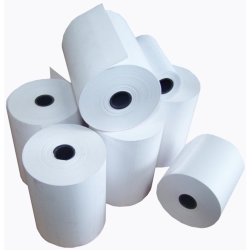 Bobine papier thermique 57x60x12 pour terminal CB - Etiquettes-Expert