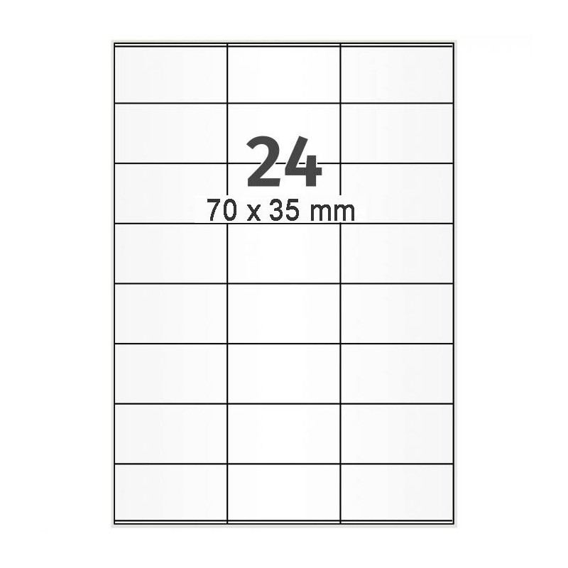 2000 étiquettes Autocollantes 13x8mm - Papier Blanc Mat Pour Stylo