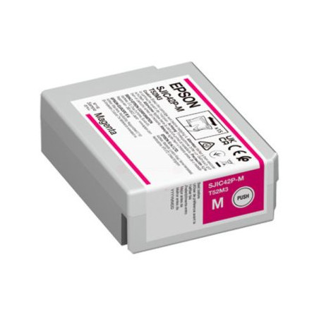 Cartouche encre magenta Epson ColorWorks C4000 C13T52M340 originale - C13T52M340