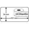 3 Étiquettes Dymo Compatibles 99014 - 101 x 54mm